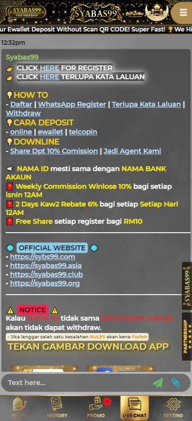 Syabas99 - Live Chat - ra88a